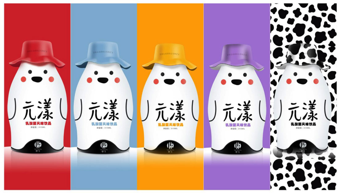 饮料行业VI设计-饮料品牌元漾包装设计
